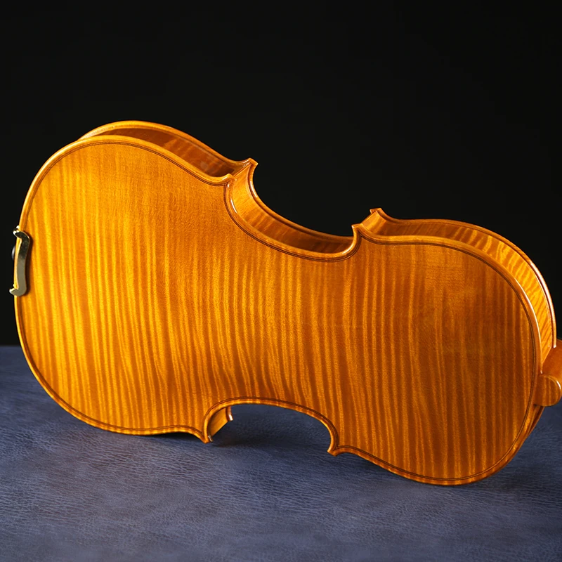 

All European spruce！ Antonius Stradivarius Italian retro Oil Varnish Handmade Violin 4/4 yellow professional musical instrument