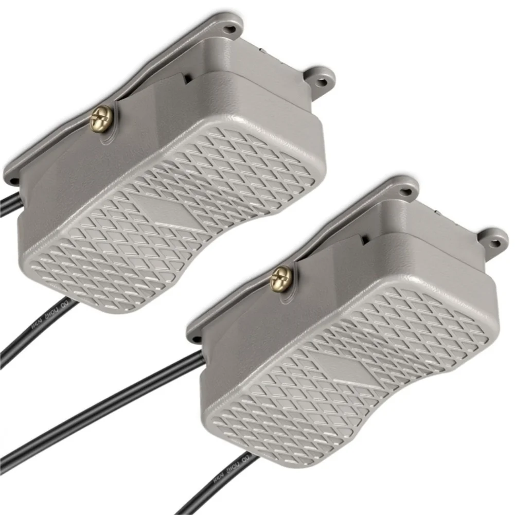 Dual Action Aluminum Foot Switch Forward Reverse Motor Control Pedal For CNC For Winch Hydraulic Press Industrial Equipment