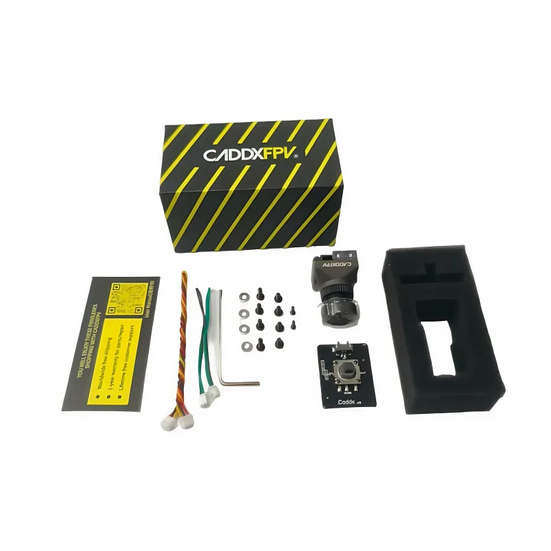 

CADDX Ratel Pro FPV Camera 1500TVL 9.5g Super WDR 4.5V-27V NTSC/PAL FOV125° Blacklight Night Camera For FPV Drone CADDXFPV