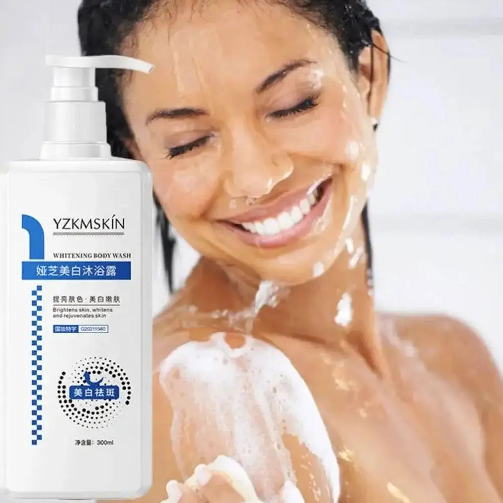 White ning Body Wash Dusch gel Ganzkörper aufhellen weibliche Haut Körper dauerhafte flüssige Pflege feuchtigkeit spendende Bad Duft Milch c3z2