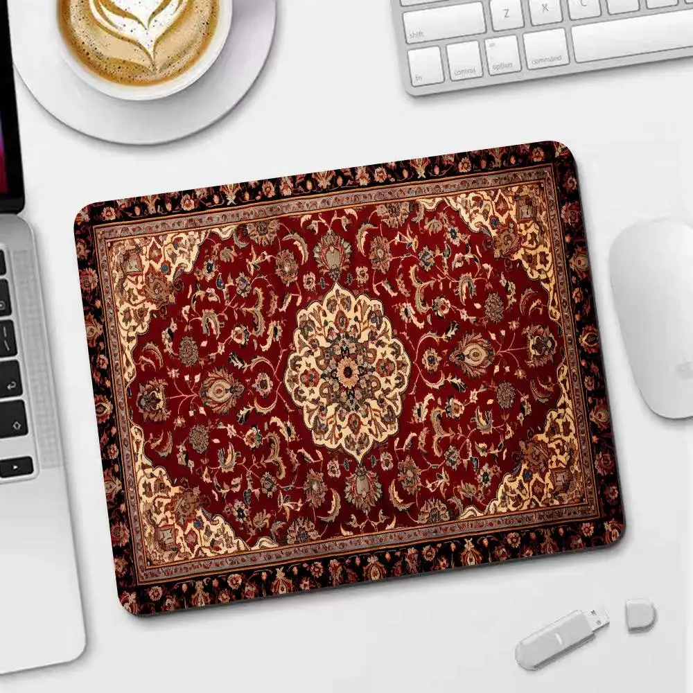 Traditional Patterned mouse pad small size creative table mat coaster game mouse pad desk mouse accessories square carpet