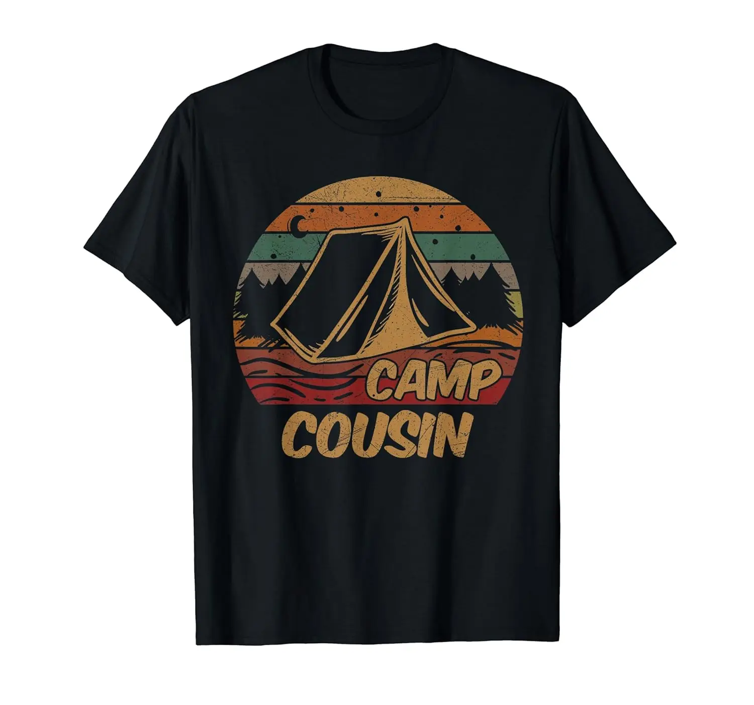 

Мужские футболки трикотажные изделия Спортивная мужская летняя футболка из 100% хлопка Camp Cousin с принтом Футболка с короткими рукавами Роскошная повседневная одежда