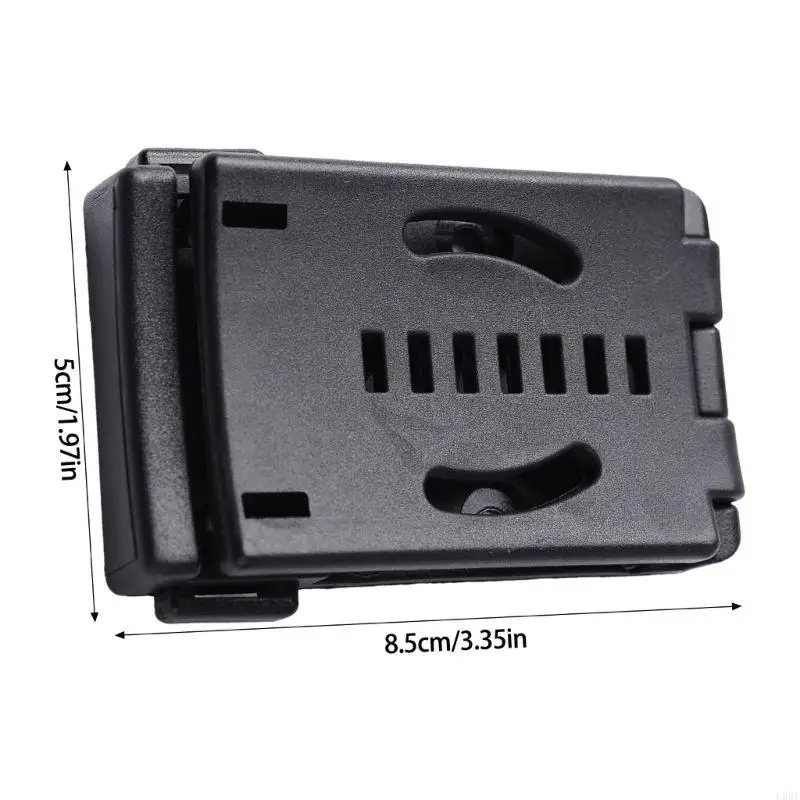 

L9BE Многофункциональный держатель талии для блокнота для пояса ленты запасной ремень Задняя зажим Западный зажим на открытом по