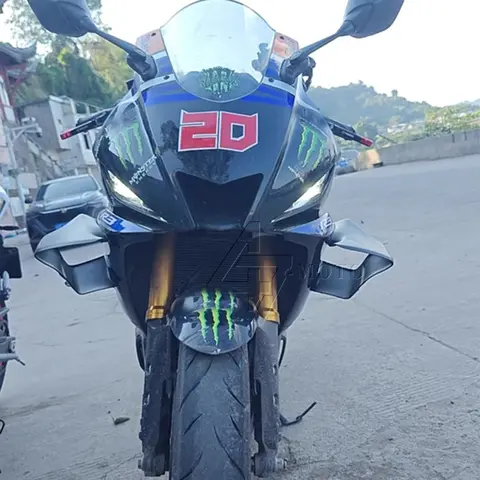 Yamaha YZF R1 R1M 2015-2024 R3 2019-2024 오토바이 수정 에일러론 고정 날개 공기 역학적 횡풍 날개의 새로운 기능 Yamaha YZF R1 R1M 2015-2024 R3 2019-2024 오토바이 수정 에일러론 고정 날개 공기 역학적 횡풍 날개의 새로운 기능