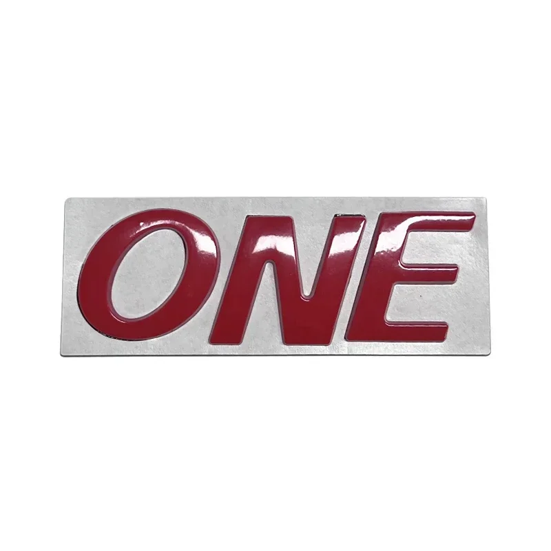 Metal ONE Badge Car Body Sticker for MINI Cooper R56 R50 F56 R52 JCW R53 Auto Emblem Decal Decoration