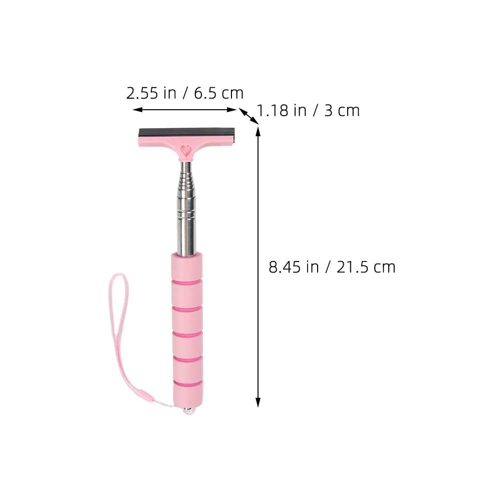 

Car Window Tool Rearview Mirror Squeegee Windshield Cleaner Long Handle Adjustable Durable Squeegee For Car Windows