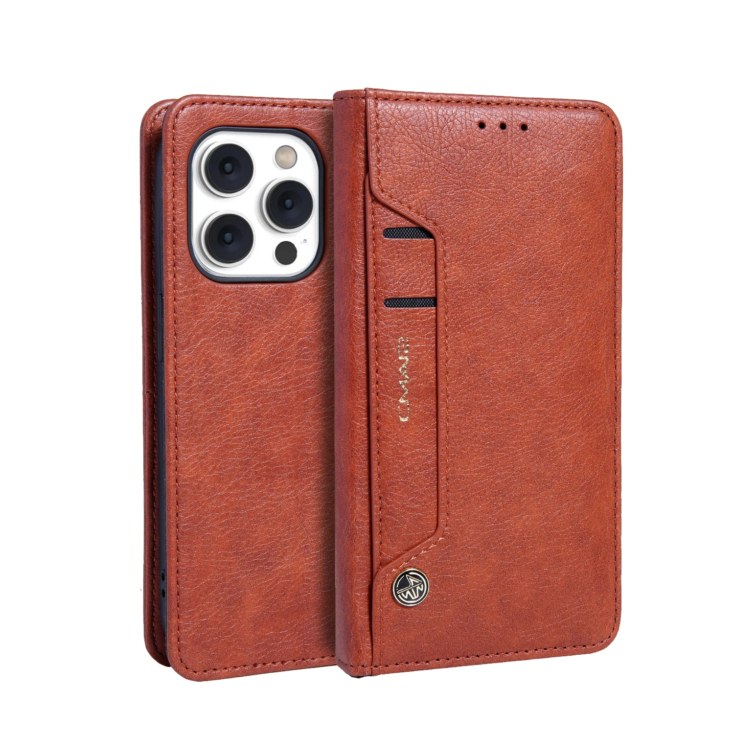 Luxury Leather Wallet Card Slot Holder Phone Case For iPhone 16 11 12 13 14 15 Pro Max 16 Plus X XR XS Max Flip Protective Cover