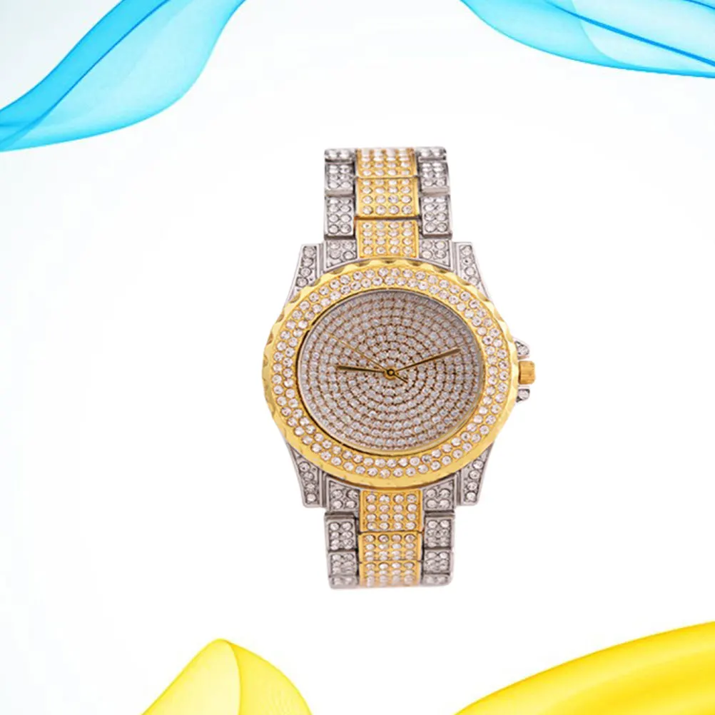 

1 шт., кварцевые часы со стразами, женские стальные ремешки, стильные повседневные наручные часы, серебро, золото, прочный модный подарок, женские часы
