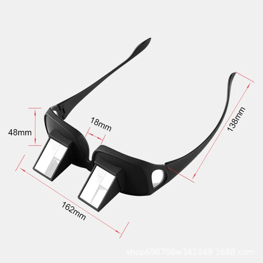 Lazy Glasses Bed Prism Horizontal High Definition Eyewear Periscope Lie Down Eyeglasses for Reading and Watch TV in Bed