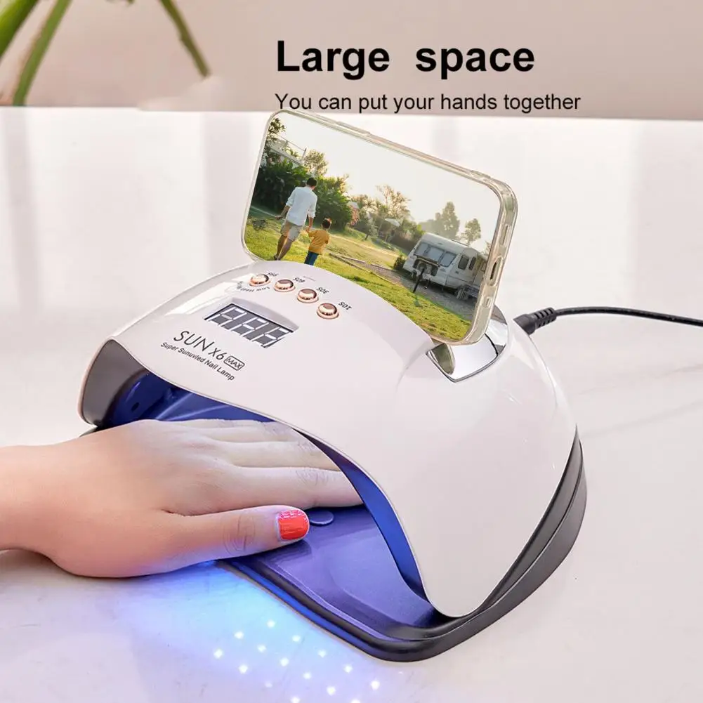 Lampada per unghie a LED comoda protezione da sovratemperatura essiccatore per smalto per unghie lampada UV per unghie Non abbagliante per negozio di Manicure