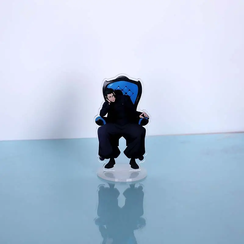 Jujutsu Kaisen Anime Figure Standing Sign Acrylic Gojo Satoru Stand Model Funny Desk Desktop Decoration Cartoon Ornament Toys