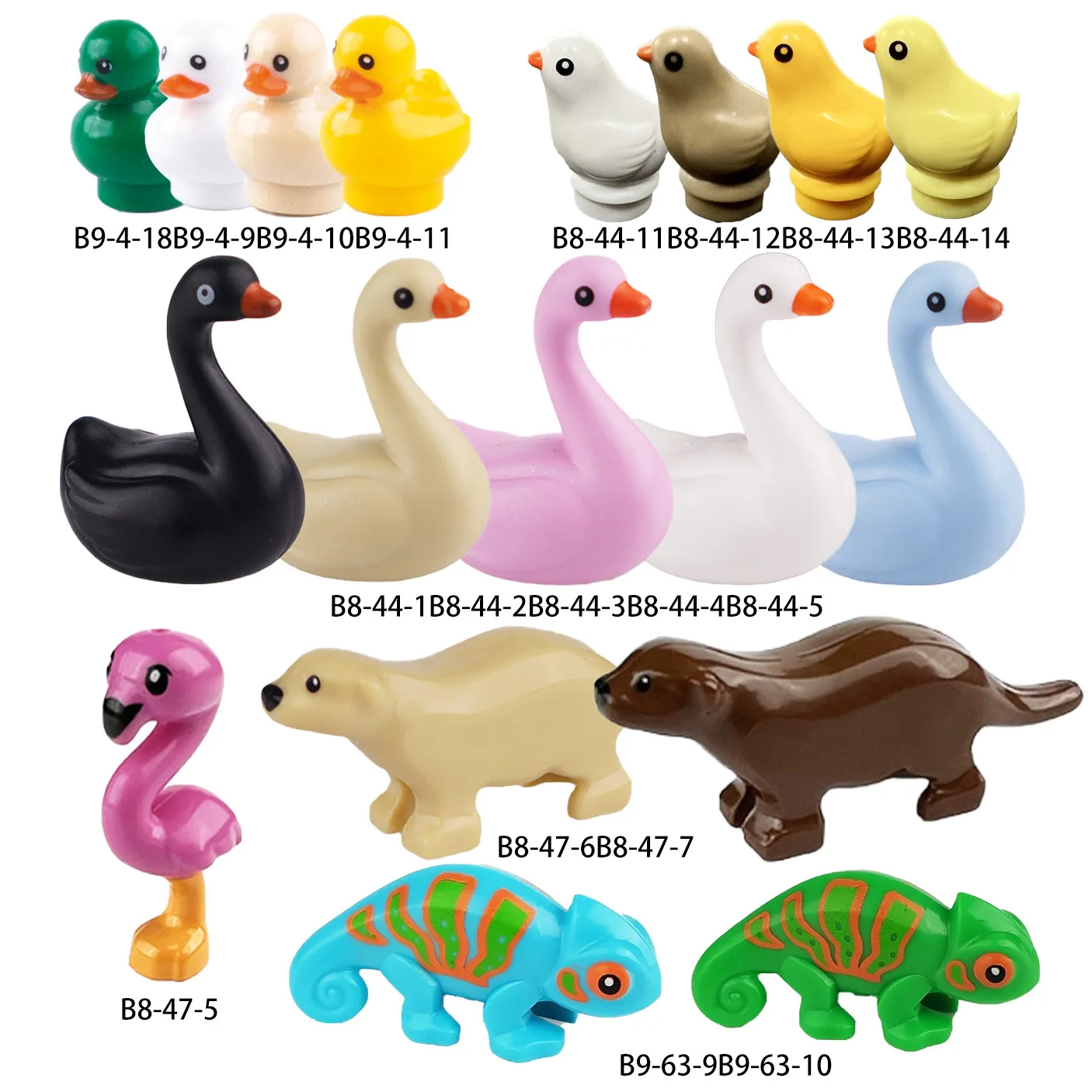 BRICKPANDA MOC Meerestiere Bausteine Meereszene Hai Oktopus Mantarochen Clownfisch Wal Krabbe Schildkröte Bausteine Spielzeug Kindergeschenk 5
