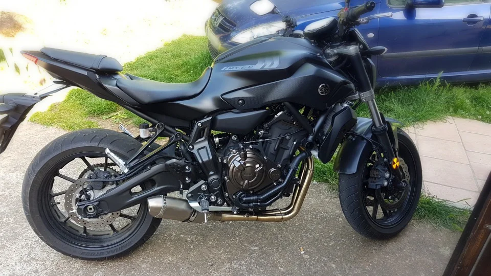 CRAZY OLD MAN High Performance Motorcycle Full  Exhaust Pipe System  for Z-07 MT-07