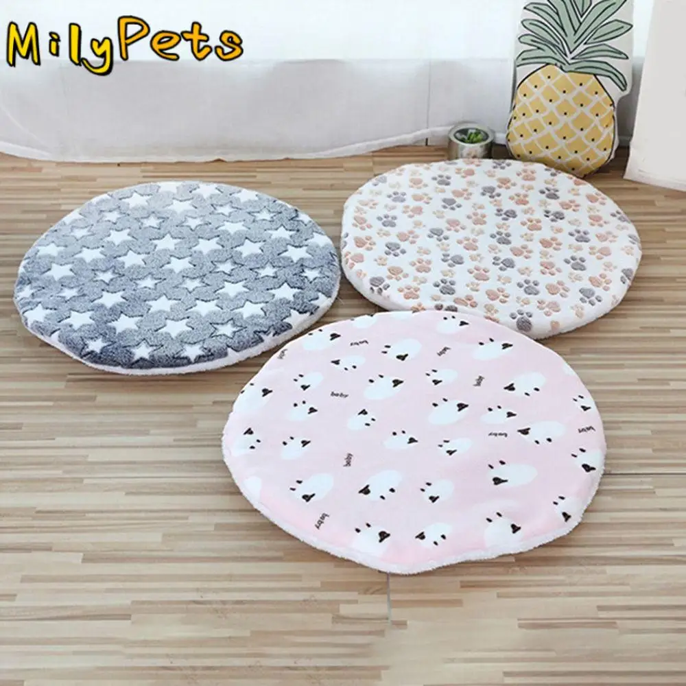 

Cat Accessories Short Plush Pet Sleeping Bed Mats Warm Soft Cat Bed Mats Washable Pet Cushion Small Medium Dogs