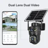 LS VISION デュアルスクリーン 8MP 4G ソーラーセキュリティカメラ Wifi 屋外監視カメラ人間自動追跡 CCTV カメラ V380 プロ 2