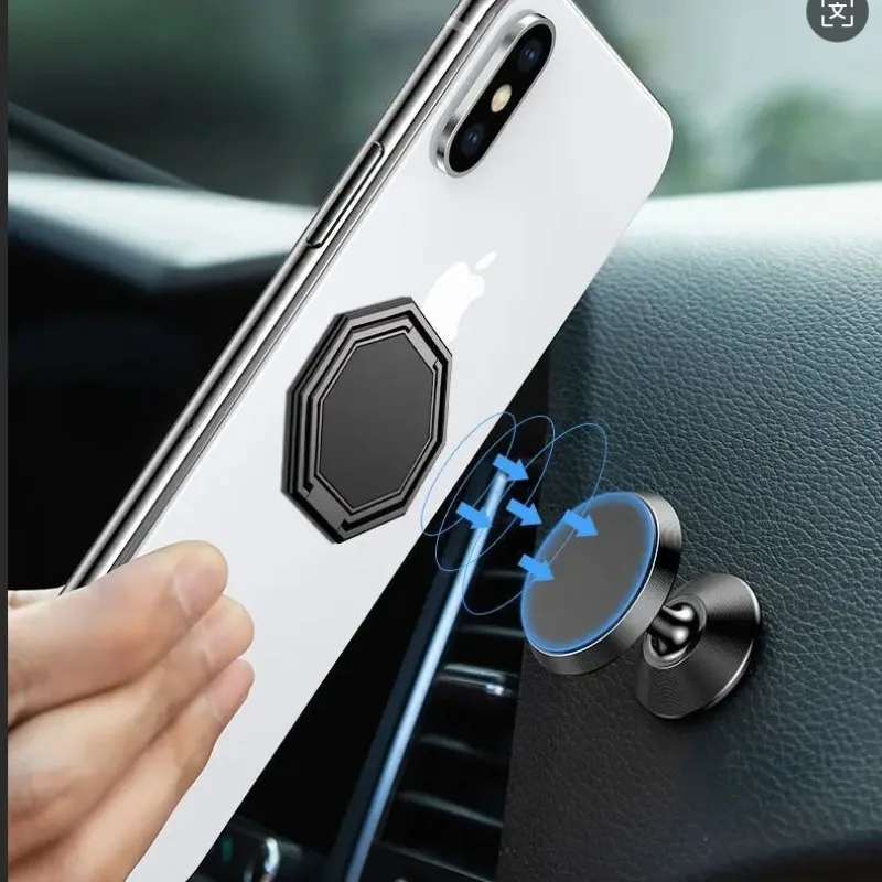 Supporto per anello per telefono cellulare girevole a 360 gradi Supporto da tavolo per telefono pieghevole multifunzionale Supporto da tavolo per telefono appiccicoso portatile