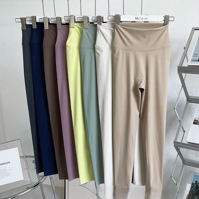 Yoga Pants Oversize Women Loose Bootcut Thermo Checkered Matte V Cut Beautiful Jeggings Curvy Graffiti Patterned Design Vintage