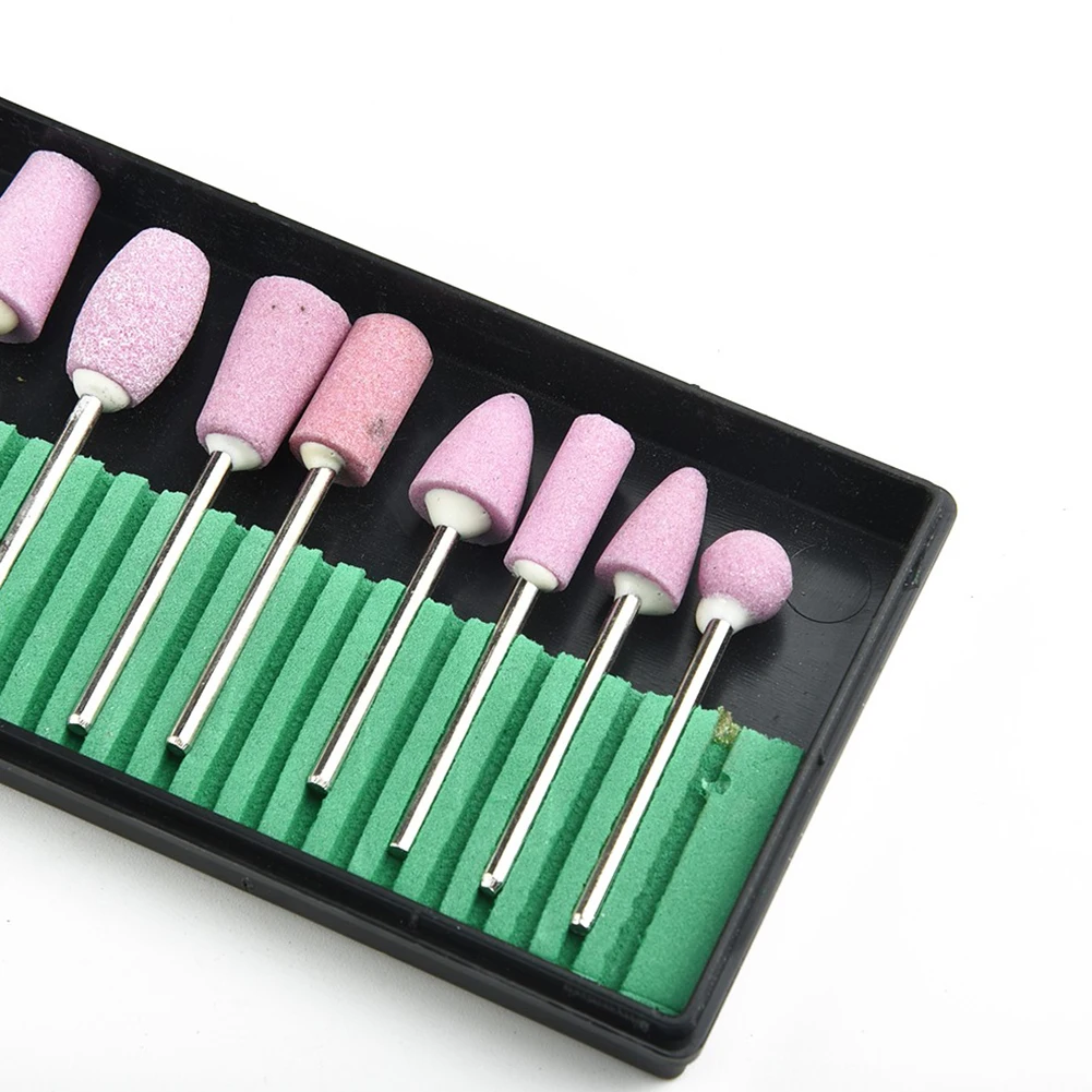 12 ชิ้น 2.35 มิลลิเมตรรอบ Shank บดล้อหัวมินิเซรามิคหัวมิลลิ่งขัดโรตารี่เครื่องมืออุปกรณ์เสริม