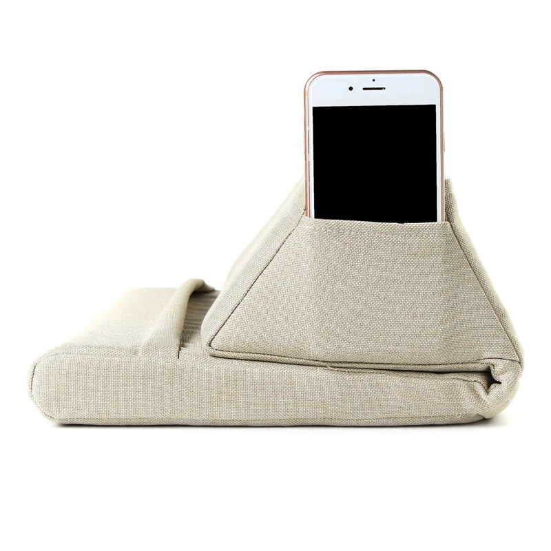 Portable Laptop Tablet Pouch Storage Foldable Tablet Pillow For Ipad Stand Holder Foam Lap Rest Cushion Home Office