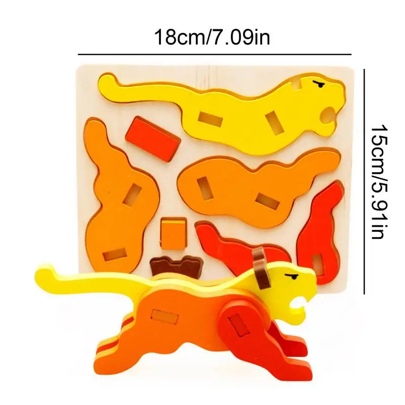 Bloques en forma de animales rompecabezas 3D fiestas favores bloques de animales en miniatura exquisita construcción ladrillos de construcción juguete Animal para