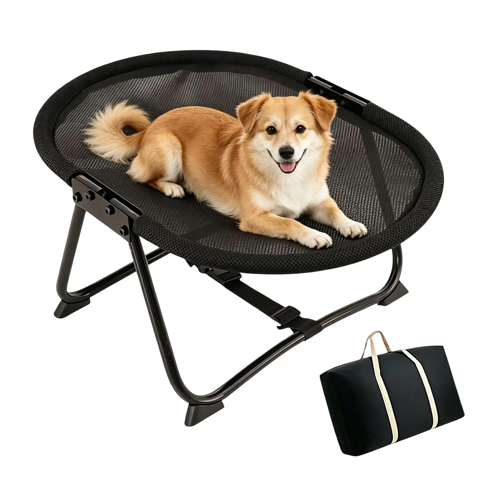 

Raised Cat Bed Foldable Breathable Soft Mat Indoor Camping Cat Cot Beds For Small Medium Kitten Puppy Indoor Outdoor Home Garden