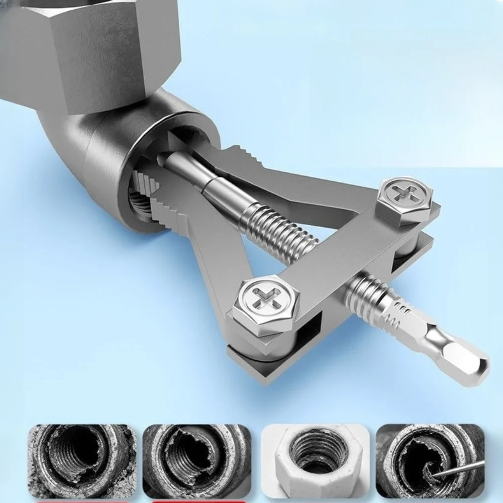 1pc Broken Screw Pipe Extractor Tool For 20/25/32mm PPR PVC Plastic Pipes Repair Power Tools Accessories