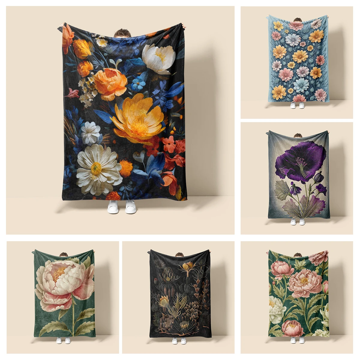 

Abstract Home decoration plush Throw Sofa blanket Anime animals Bedspread plant bed fluffy soft blankets decor Plaid Modern