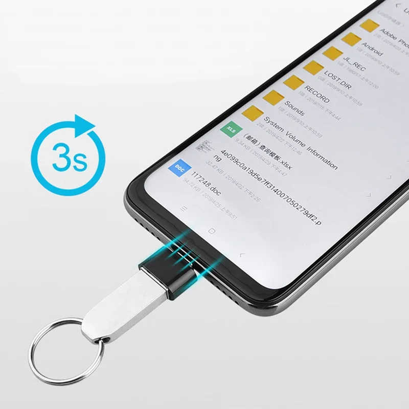 EXSKOF OTG USB 3.0 To Type C Adapter Type-c Female to USB Male Converter for Macbook Xiaomi Samsung OTG Connector