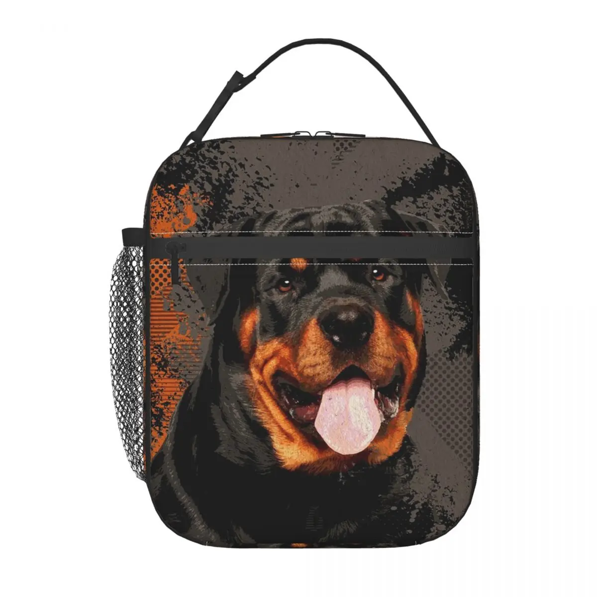 Rottweiler - Metzgerhund Digital Art Insulated Lunch Bag for Women Children Portable Food Boxes Thermal Lunch Box Tote