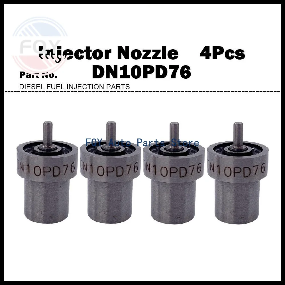 

4X For TOYOTA Hilux Surf Hiace 2.4TD 2L-T 2L-TE 2L-THE High Quality Injector Nozzle DN10PD76