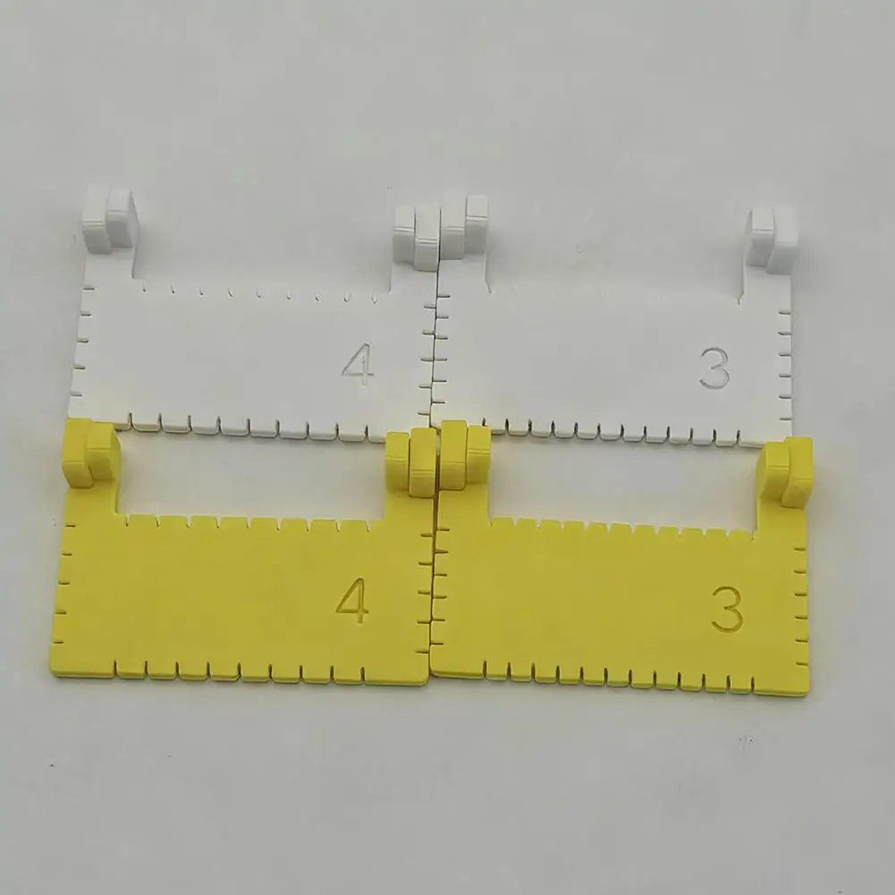 Stitches Every Time Sewing Ruler Lightweight Material Clip-on Sewing Guide Edge Stitch Lock Hand Sewing for Beginners for Diy