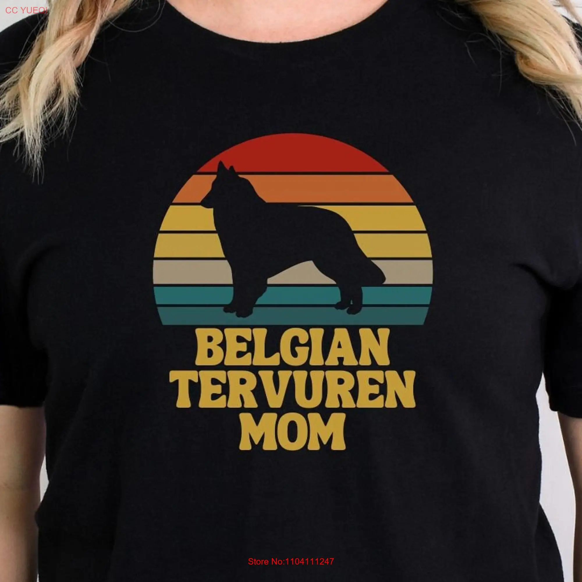 Belgian Tervuren for Her Mom T Shirt I Love Owner long or short sleeves