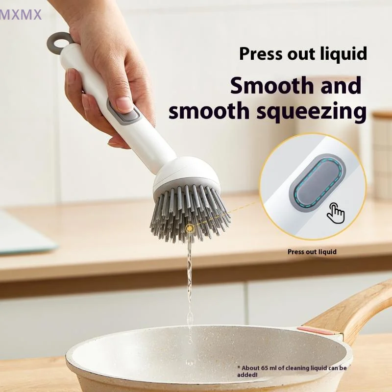 Küche Reinigung Pinsel Langen Griff Kompakte Schüssel Schrubber Für Geschirr Flüssigkeit Füllung Pinsel Für Esszimmer Küche Hause