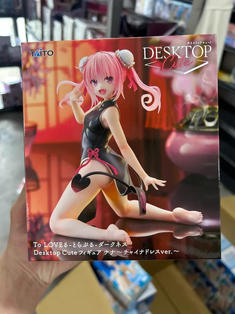

TAITO Anime Prize Figure Nana From To Love Ru Chinese Cheongsam Pvc Collectible Desktop Ornament For Adult Anime Collectors
