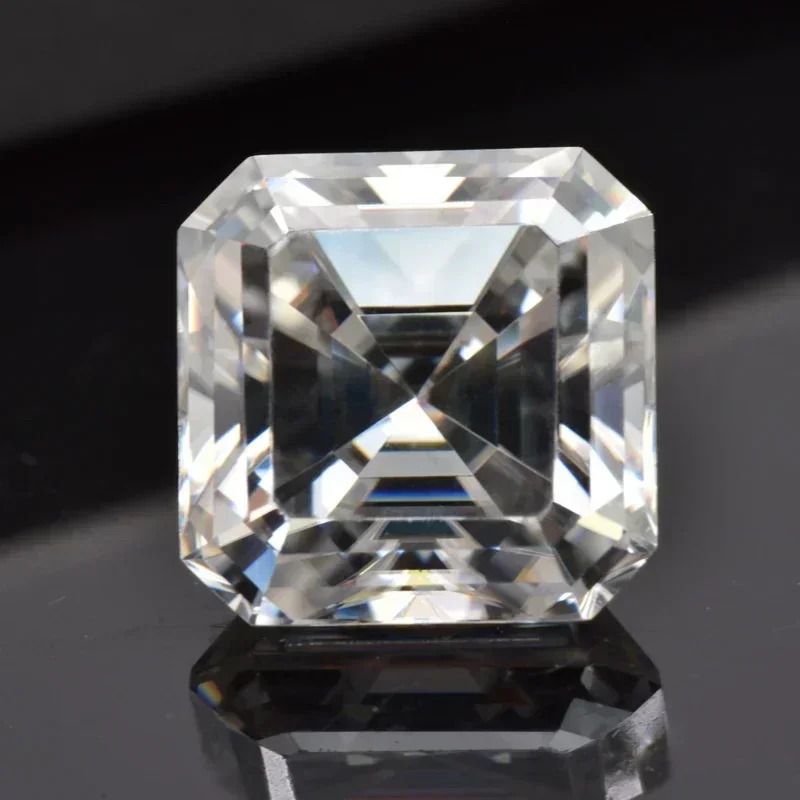 

Asscher Cut Moissanite Loose Stone D VVS1 Advanced Jewelry Rings Earring Material Pass Diamond Tester with Certificate