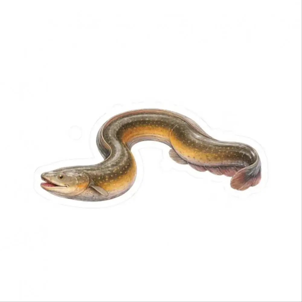 Eel Sticker Fish Decal Aquatic Animal Art Illustration Vinyl Sticker 2d Flat St Waterproof Stickers For Decorating Car Windows M