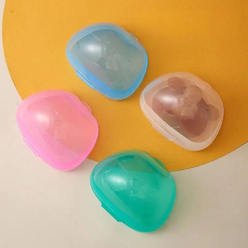 1/5Pcs Baby Pacifier Storage Box Portable Dust Proof Plastic Soother Container Multi Color For Infant Nipple Travel Outdoor Home