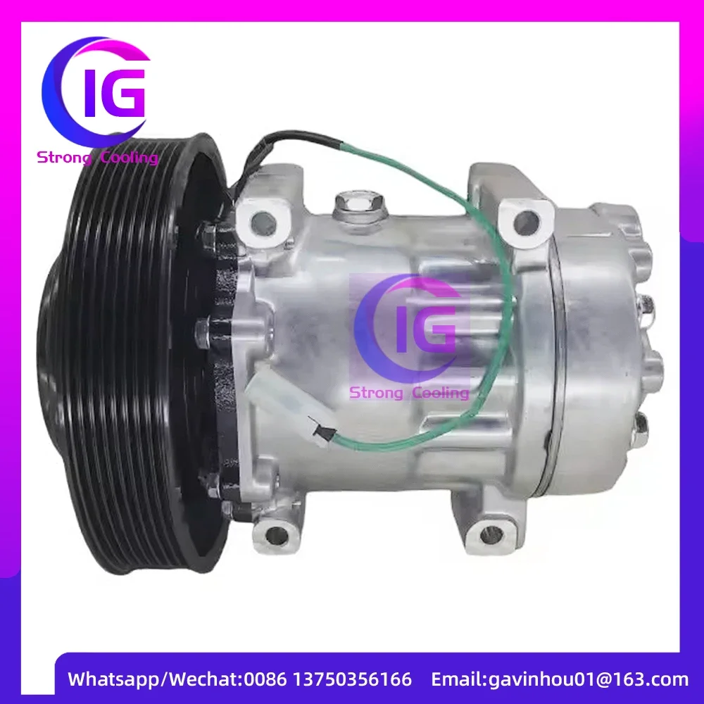 Compressor AC do condicionamento de ar 8PK 12V 24V AC para o caminhão de Volvo 20587125 85000458