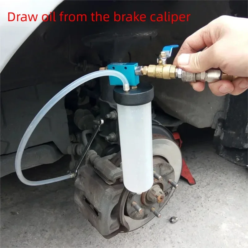Universal Car Brake Fluid Oil Change Tool Manual Pneumatic Vacuum Bleeder Extractor for Auto Motorcycle Maintenance Kit view 2