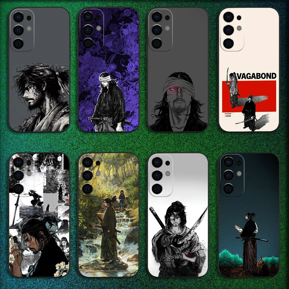 

Miyamoto Musashi Vagabond Phone Case For Samsung S25,S24,S21,S22,S23,S30,Ultra,S20,Plus,Fe,Lite,Note,10,9,5G Black Cover