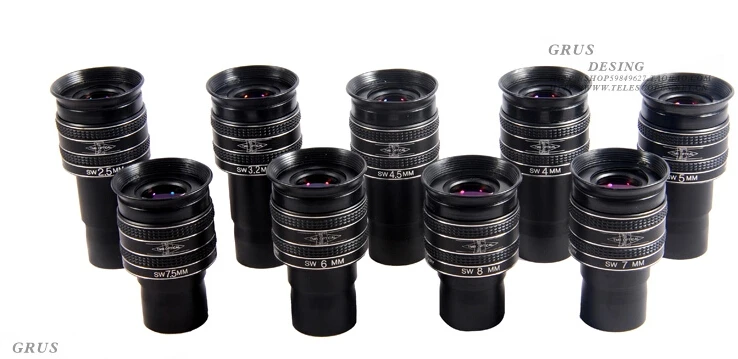 AQUILA Teleskop TMB Okular 2,5 mm/3,2 mm/4 mm/5 mm/6 mm/7 mm/7,5 mm/8 mm/9 mm Planeten II FOV 58 Grad Weitwinkel 1,25 Zoll – Detail 4