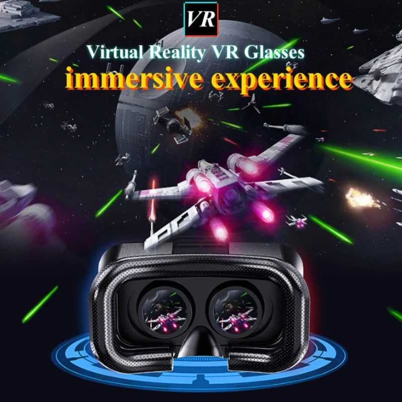 Visore VR 3D Per Smartphone 4.7-7 Pollici – IPD Regolabile 58.5-70.5 Mm