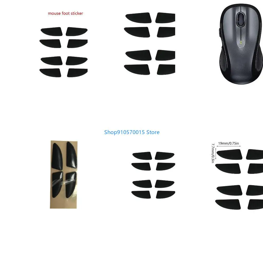 B95C Mouse Skates Mice Foot Sticker for M510 Mice Feet Pads