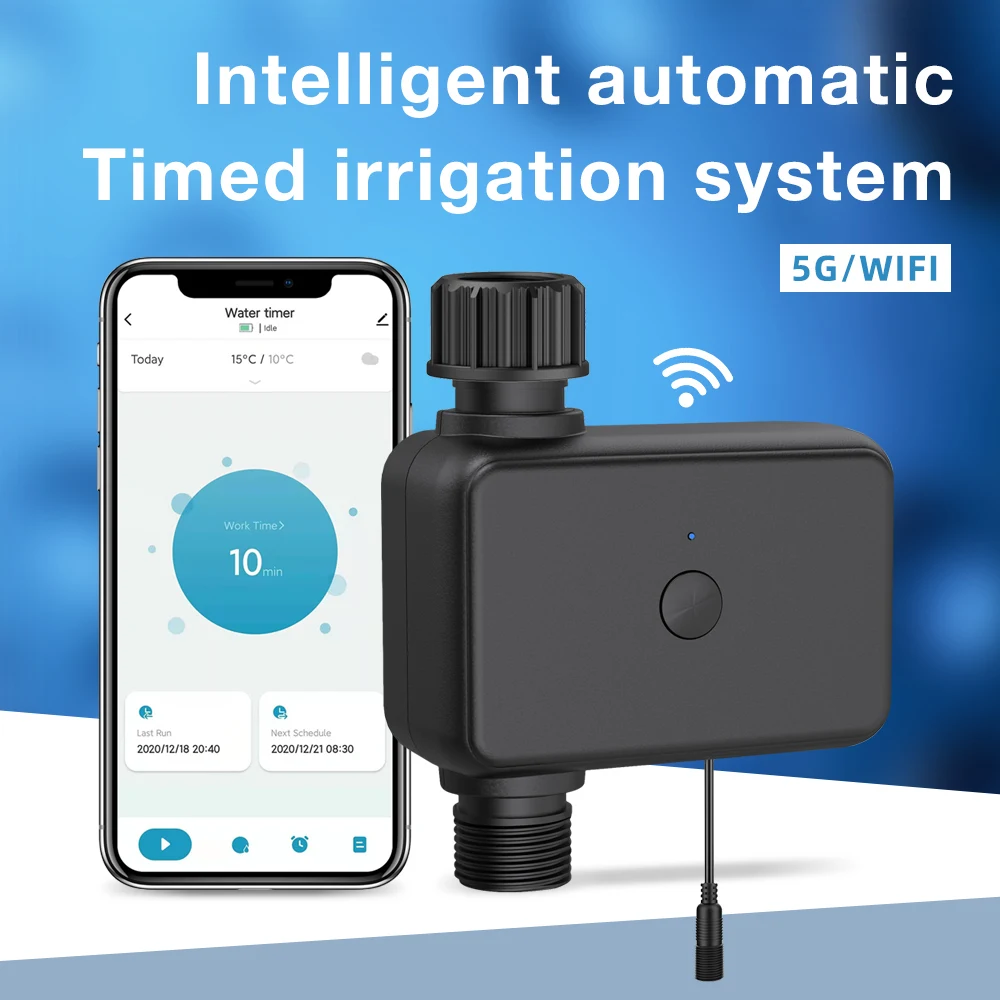WIFI ZigBee Smart Sprinkler Water Timer 1 Outlet Rain Delay Filter Programmable Irrigation Timer Garden Watering Controller