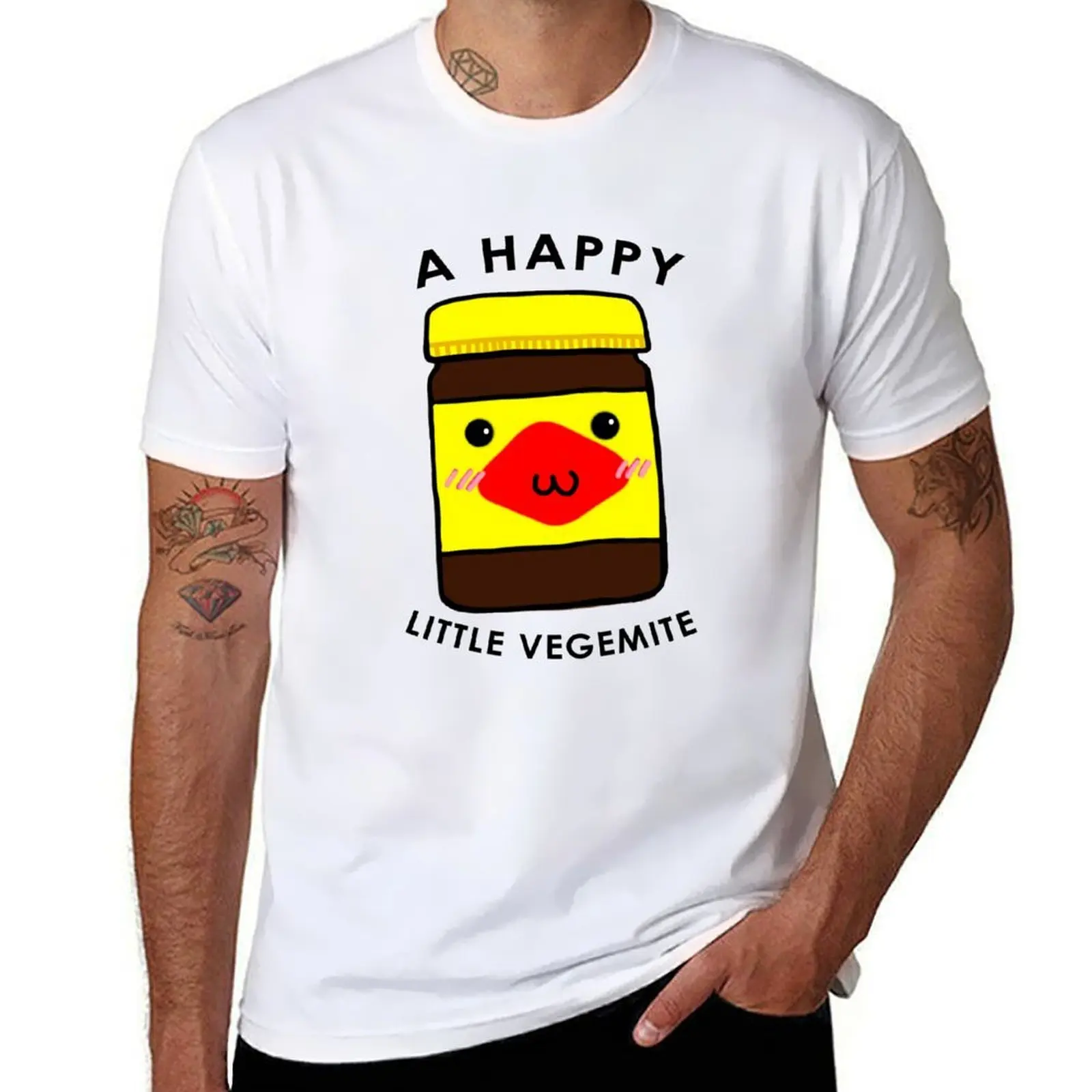 

Детская одежда A Happy Little Vegemite, футболка, мужская футболка, роскошная мужская футболка, тяжелая хлопковая футболка