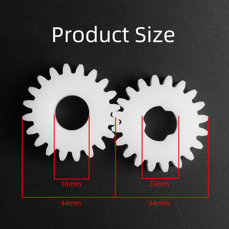 2pcs/set  High Precision Plastic Spur Gear Ice Cream Maker Parts Helical Gear Hot Sale Retail and Wholesale For Oceanpower Space