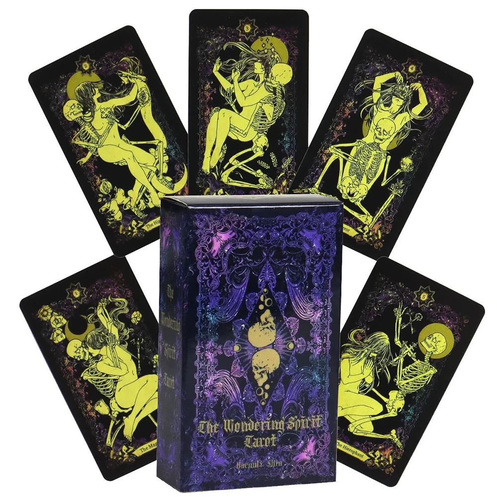 78 Cards / Deck The Wandering Spirit Tarot Cards Discover Your Inner Spirit Game Cards For Divination And Self-Reflection