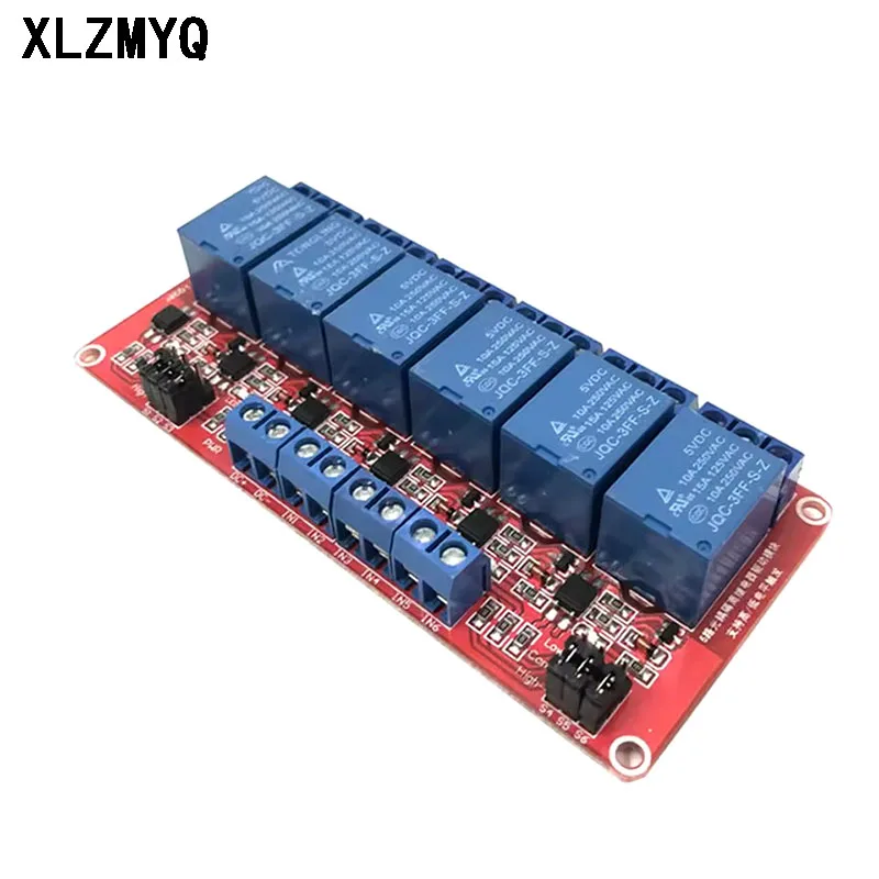 1 2 4 6 8 Kanal 5V 12V 24V Relaismodul Board Shield mit Optokoppler-Unterstützung High Low Level Trigger für Arduino-Relais