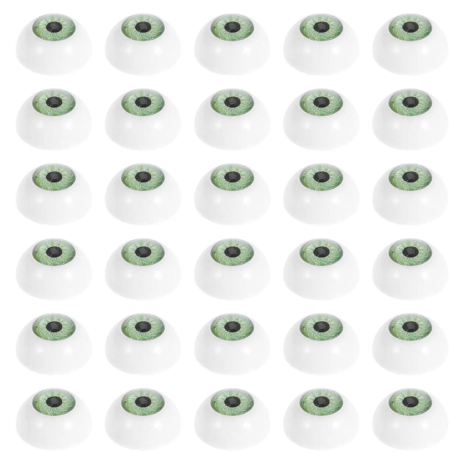 

40 шт. пластиковых безопасных глазок 20 мм, реалистичные глаза для вязаных игрушек, маленькие выразительные глаза для рукоделия