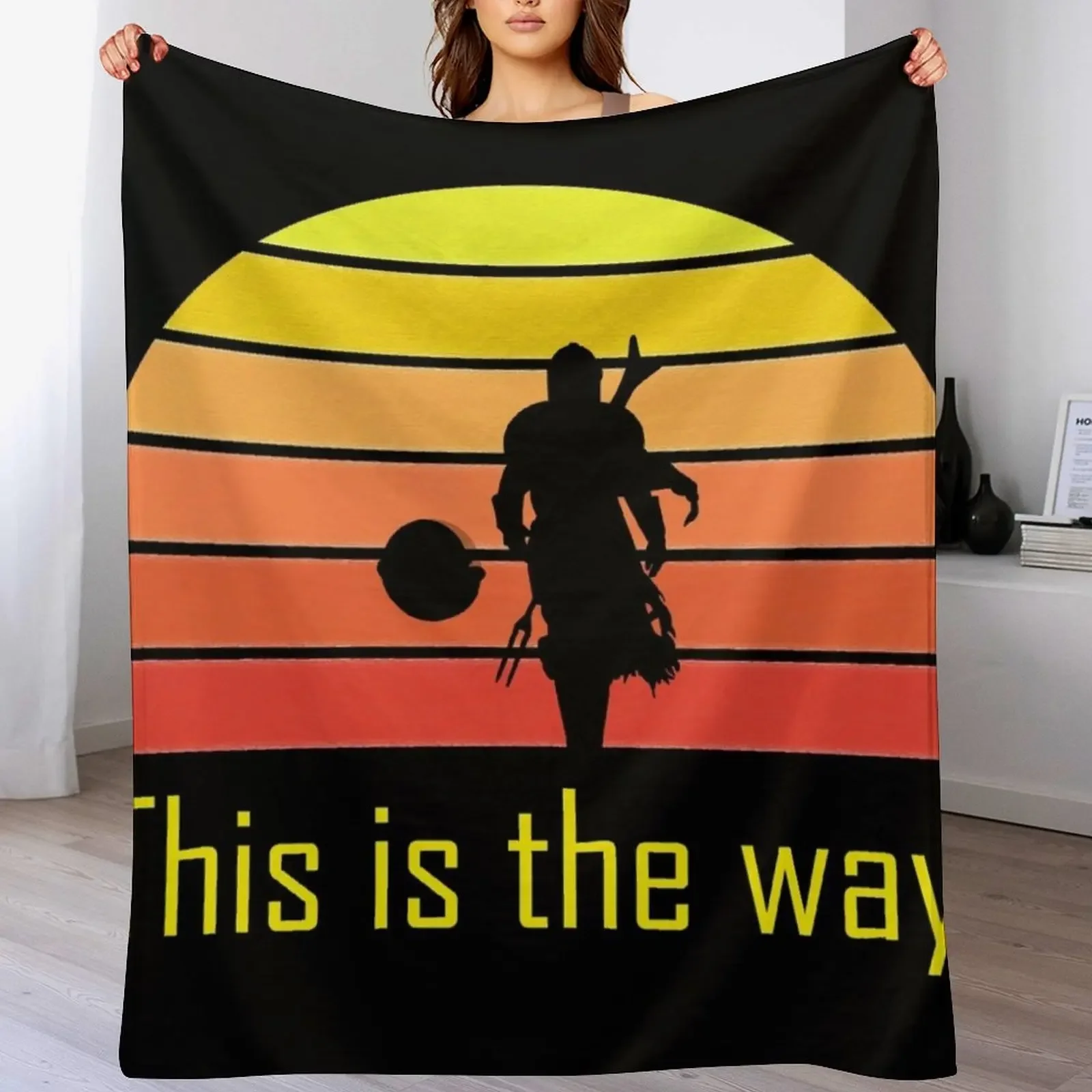 

Copy of Mando this is the way Throw Blanket Decorative Sofa Sofas Soft Blankets